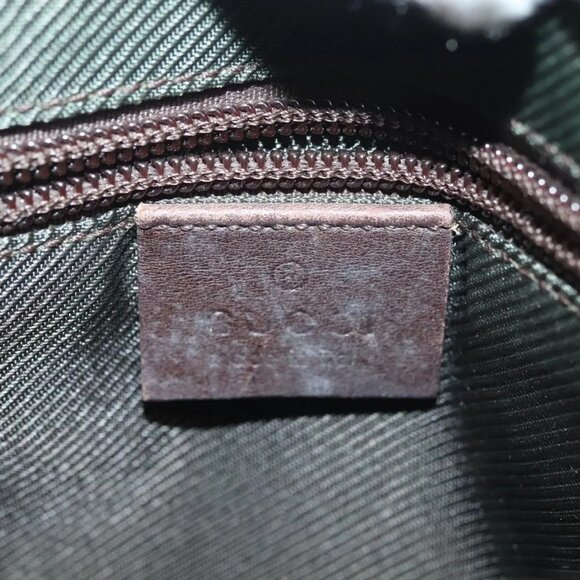 GUCCI GG Supreme Shoulder Bag PVC Beige Silver - Picture 12 of 16